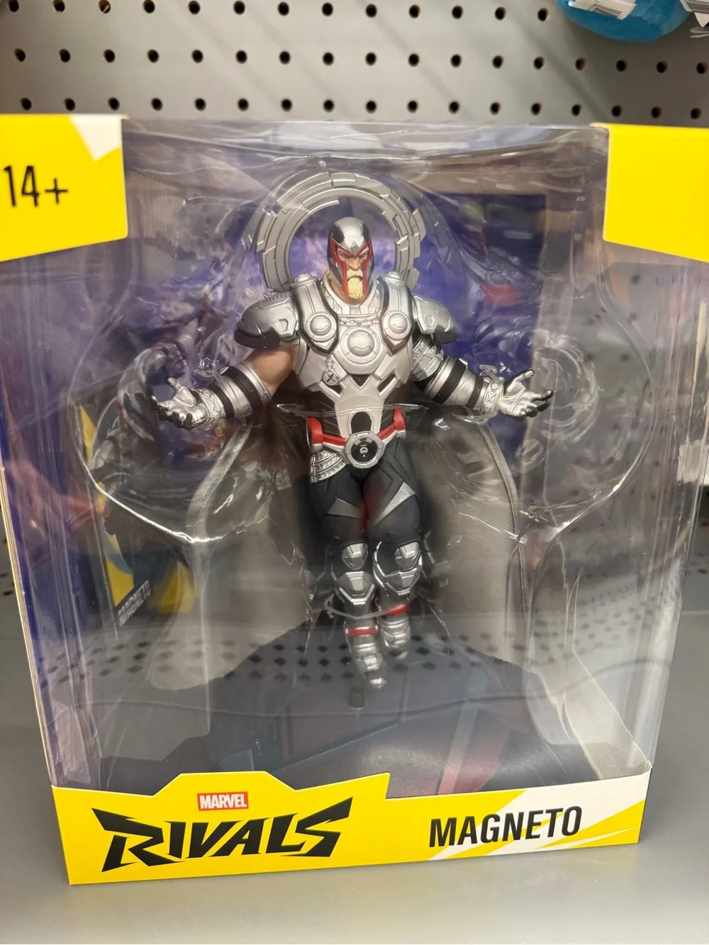 New Magneto Marvel Rivals McFarlane Toys Figure Collectible 1:10 Base Backdrop
